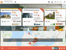 Tablet Screenshot of apartments-toronto.com